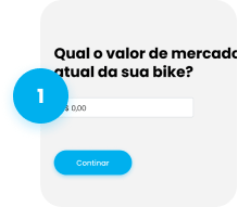 Etapa 1 de 4: Valor da bike